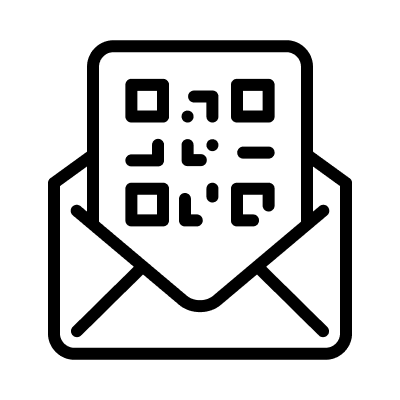 2. QR Code per Email erhalten
