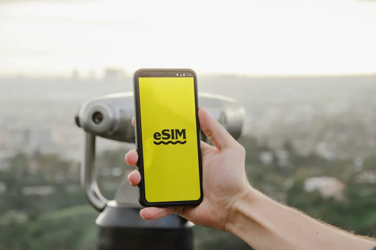 esim text on mobile